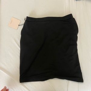 Black touched front Superdown skirt